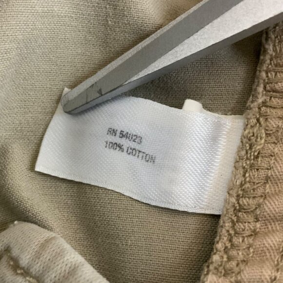 GAP Khakis Womens Sz 6 Regular Beige Distressed Cotton Casual Straight Leg Pants - Picture 5 of 9